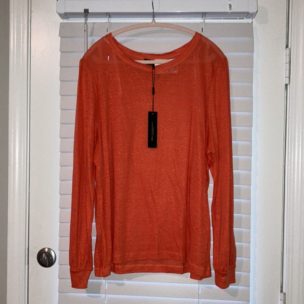 Bubble Sleeve Thin Top
